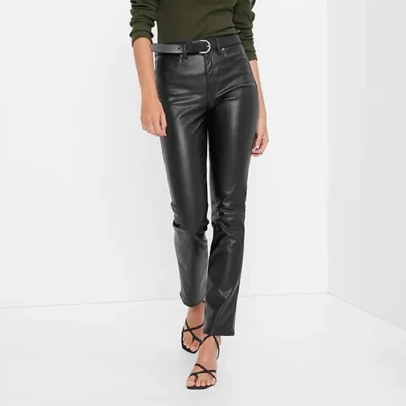 GAP Black High Rise Vintage Slim Pants - Picture 1 of 5